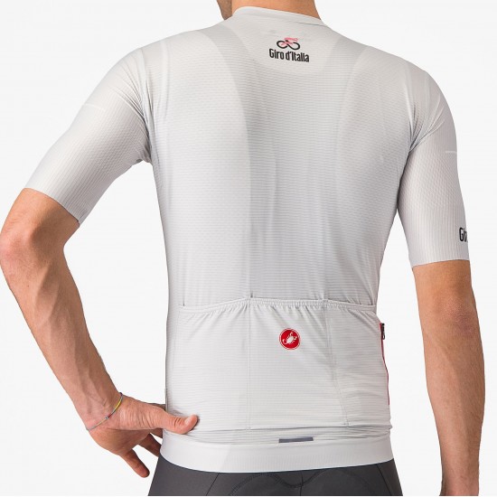 Maglia Abbigliamento Uomo Trofeo Giro d'Italia 2024-Grigio Argento Maglia Abbigliamento Uomo Trofeo Giro d'Italia 2024-Grigio Argento