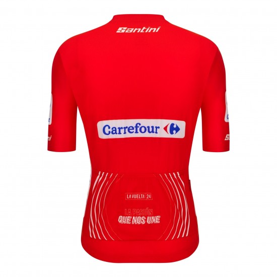 Abbigliamento Uomo Santini Vuelta Espana Maglia Rossa 2024 Abbigliamento Uomo Santini Vuelta Espana Maglia Rossa 2024