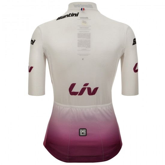 Abbigliamento Donna: T-shirt Bianca Tour de France 2024 Abbigliamento Donna: T-shirt Bianca Tour de France 2024