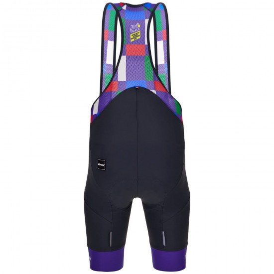 Abbigliamento uomo Salopette Santini Tour de France 2024-Firenze Abbigliamento uomo Salopette Santini Tour de France 2024-Firenze
