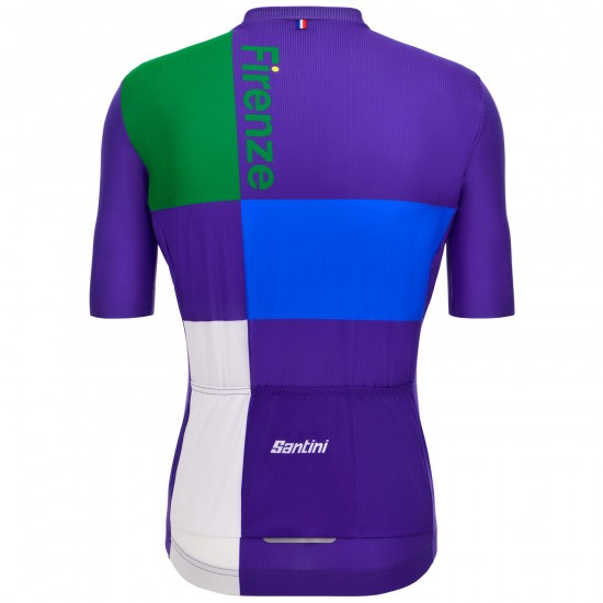 Abbigliamento Uomo Santini Tour de France 2024 Maglia Firenze Abbigliamento Uomo Santini Tour de France 2024 Maglia Firenze