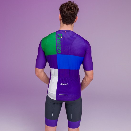Abbigliamento Uomo Santini Tour de France 2024 Maglia Firenze Abbigliamento Uomo Santini Tour de France 2024 Maglia Firenze