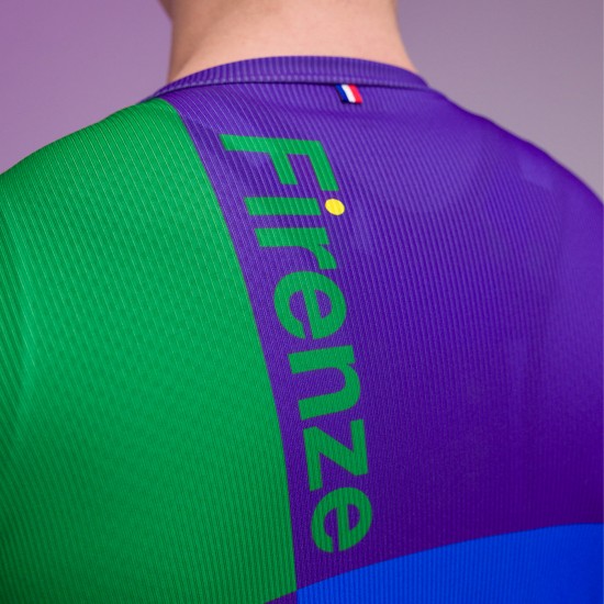 Abbigliamento Uomo Santini Tour de France 2024 Maglia Firenze Abbigliamento Uomo Santini Tour de France 2024 Maglia Firenze