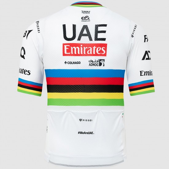 Maglia da uomo del Team UAE 2024 Pissei World Champion Maglia da uomo del Team UAE 2024 Pissei World Champion
