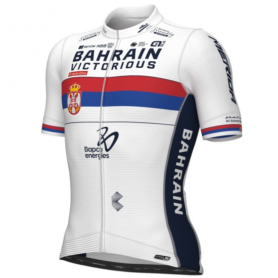 Abbigliamento uomo Maglia Ale Bahrain Victorious 2024 PRS-Campione di Serbia