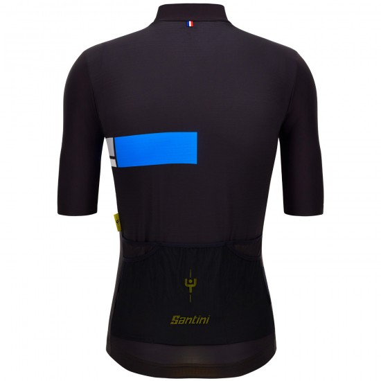 Abbigliamento Uomo Santini Tour de France 2024 Maglia Alpe d'Huez Abbigliamento Uomo Santini Tour de France 2024 Maglia Alpe d'Huez