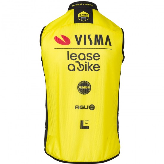 Abbigliamento uomo Gilet Agu Wind Team Visma Lease a Bike 2024 Abbigliamento uomo Gilet Agu Wind Team Visma Lease a Bike 2024