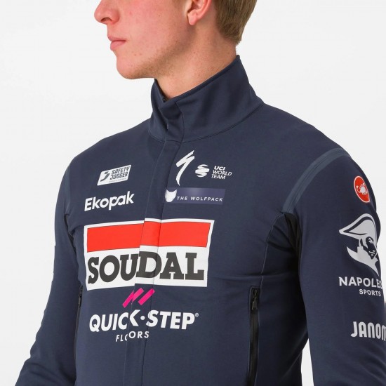 Abbigliamento uomo Giacca Castelli Soudal Quick-Step 2024 Perfetto RoS Abbigliamento uomo Giacca Castelli Soudal Quick-Step 2024 Perfetto RoS