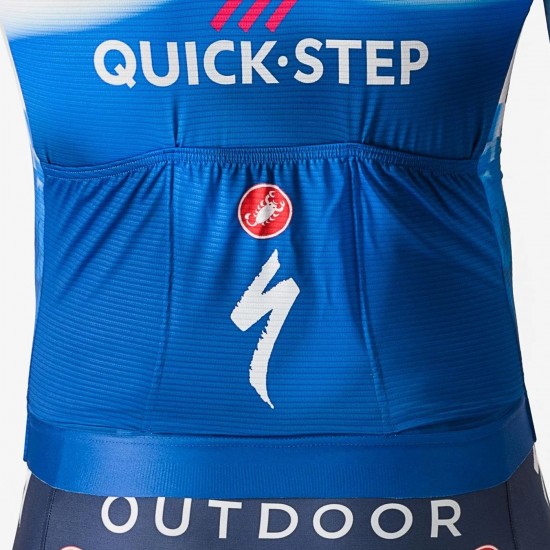 Maglia Castelli Soudal Quick-Step 2024 Aero Race 7.0 da uomo Maglia Castelli Soudal Quick-Step 2024 Aero Race 7.0 da uomo