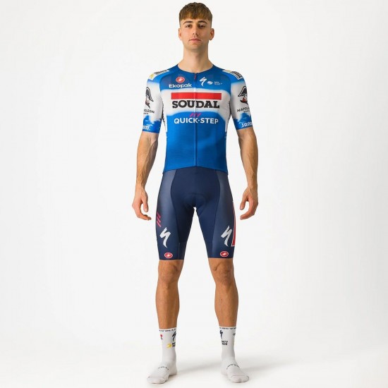 Maglia Castelli Soudal Quick-Step 2024 Aero Race 7.0 da uomo Maglia Castelli Soudal Quick-Step 2024 Aero Race 7.0 da uomo