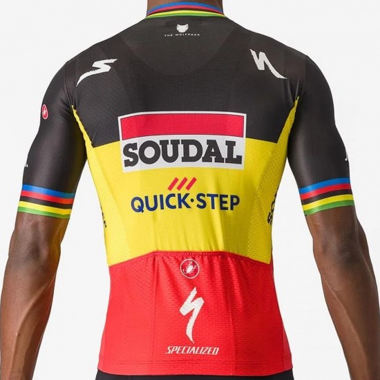 Abbigliamento uomo Maglia Castelli Soudal Quick-Step 2024 Competizione 2-La Vuelta Abbigliamento uomo Maglia Castelli Soudal Quick-Step 2024 Competizione 2-La Vuelta