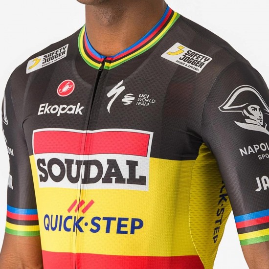 Abbigliamento uomo Maglia Castelli Soudal Quick-Step 2024 Competizione 2-La Vuelta Abbigliamento uomo Maglia Castelli Soudal Quick-Step 2024 Competizione 2-La Vuelta
