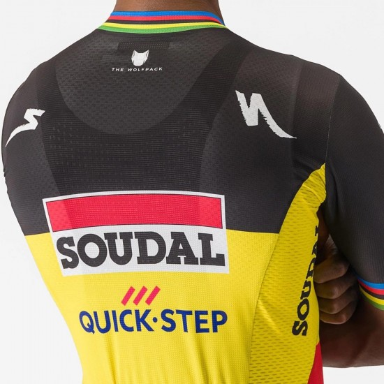 Abbigliamento uomo Maglia Castelli Soudal Quick-Step 2024 Competizione 2-La Vuelta Abbigliamento uomo Maglia Castelli Soudal Quick-Step 2024 Competizione 2-La Vuelta