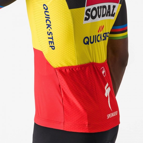 Abbigliamento uomo Maglia Castelli Soudal Quick-Step 2024 Competizione 2-La Vuelta Abbigliamento uomo Maglia Castelli Soudal Quick-Step 2024 Competizione 2-La Vuelta
