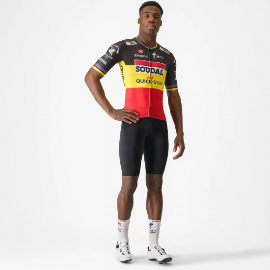 Abbigliamento uomo Maglia Castelli Soudal Quick-Step 2024 Competizione 2-La Vuelta Abbigliamento uomo Maglia Castelli Soudal Quick-Step 2024 Competizione 2-La Vuelta