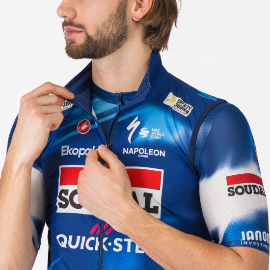 Abbigliamento uomo Gilet antivento Castelli Soudal Quick-Step 2025 Pro Light Abbigliamento uomo Gilet antivento Castelli Soudal Quick-Step 2025 Pro Light