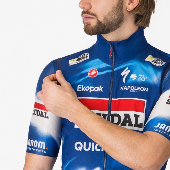 Abbigliamento uomo Gilet antivento Castelli Soudal Quick-Step 2025 Pro Light Abbigliamento uomo Gilet antivento Castelli Soudal Quick-Step 2025 Pro Light