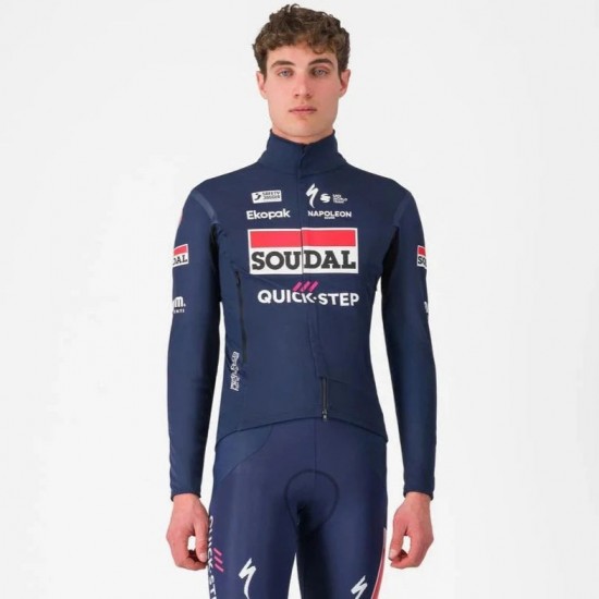 Abbigliamento Uomo Giacca Castelli Soudal Quick-Step 2025 Perfetto RoS 2 Abbigliamento Uomo Giacca Castelli Soudal Quick-Step 2025 Perfetto RoS 2