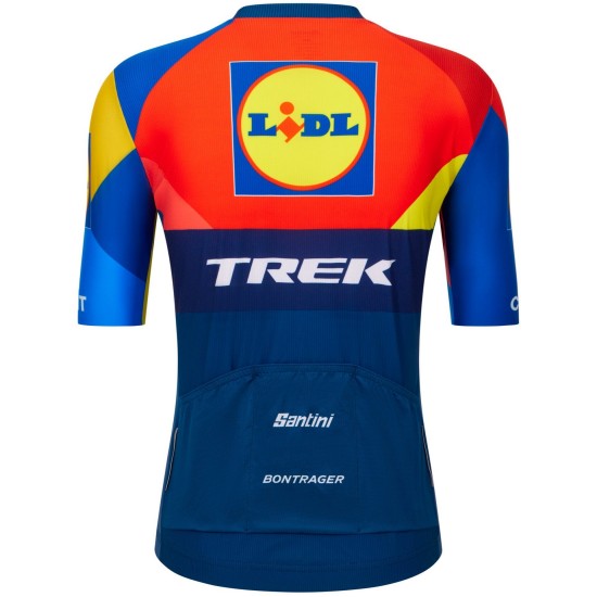 Abbigliamento uomo Maglia Santini Lidl Trek 2025 Abbigliamento uomo Maglia Santini Lidl Trek 2025