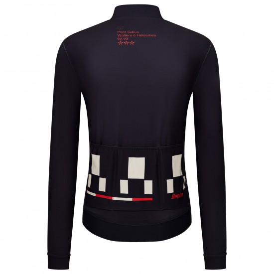 Abbigliamento uomo Maglia a maniche lunghe Santini Paris Roubaix 2025 Abbigliamento uomo Maglia a maniche lunghe Santini Paris Roubaix 2025