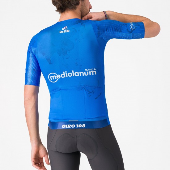 Abbigliamento uomo Maglia Giro d'Italia 2025 Race 8S blu Abbigliamento uomo Maglia Giro d'Italia 2025 Race 8S blu