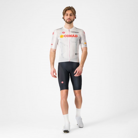 Abbigliamento uomo Maglia Bianca Competizione 3 Giro d'Italia 2025 Abbigliamento uomo Maglia Bianca Competizione 3 Giro d'Italia 2025