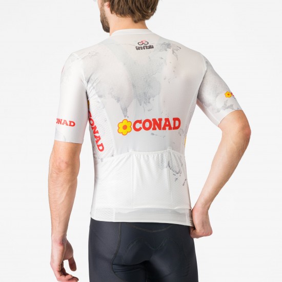 Abbigliamento uomo Maglia Bianca Competizione 3 Giro d'Italia 2025 Abbigliamento uomo Maglia Bianca Competizione 3 Giro d'Italia 2025