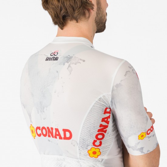 Abbigliamento uomo Maglia Bianca Competizione 3 Giro d'Italia 2025 Abbigliamento uomo Maglia Bianca Competizione 3 Giro d'Italia 2025