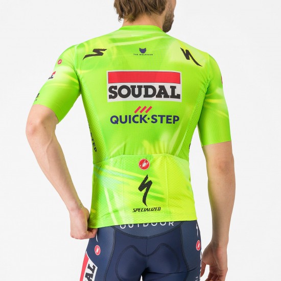 Abbigliamento uomo Maglia Castelli Soudal Quick-Step 2025 Competizione 3-Visibility 25 Abbigliamento uomo Maglia Castelli Soudal Quick-Step 2025 Competizione 3-Visibility 25