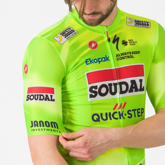 Abbigliamento uomo Maglia Castelli Soudal Quick-Step 2025 Competizione 3-Visibility 25 Abbigliamento uomo Maglia Castelli Soudal Quick-Step 2025 Competizione 3-Visibility 25
