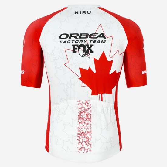 Abbigliamento uomo Maglia Core Hiru Orbea Factory Team 2025-Campione canadese Abbigliamento uomo Maglia Core Hiru Orbea Factory Team 2025-Campione canadese