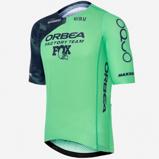 Abbigliamento uomo Maglia Lab Race Zipless Hiru Orbea Factory Team 2025 Abbigliamento uomo Maglia Lab Race Zipless Hiru Orbea Factory Team 2025