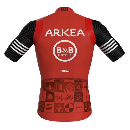 Maglia ufficiale Rosti maschile del Team Arkea-B&B Hotels 2025 Maglia ufficiale Rosti maschile del Team Arkea-B&B Hotels 2025