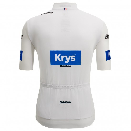 Abbigliamento Uomo Maglia Bianca Santini Tour de France 2025 Fan Line Abbigliamento Uomo Maglia Bianca Santini Tour de France 2025 Fan Line