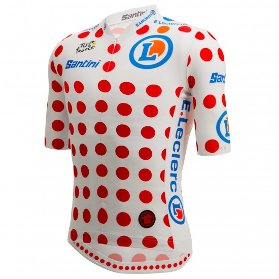 Maglia ufficiale Santini Points Tour de France 2025 da uomo Maglia ufficiale Santini Points Tour de France 2025 da uomo