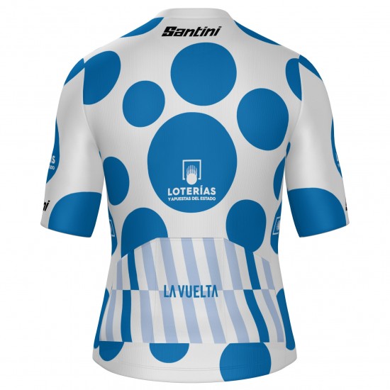 Abbigliamento uomo Maglia Santini Pois Vuelta España 2025 Abbigliamento uomo Maglia Santini Pois Vuelta España 2025