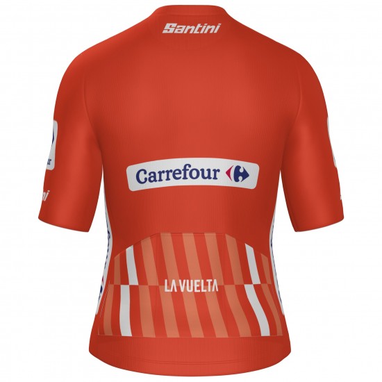 Abbigliamento uomo Maglia Santini Vuelta España 2025 rossa Abbigliamento uomo Maglia Santini Vuelta España 2025 rossa