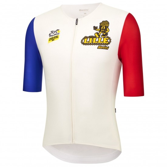 Maglia Santini Tour de France Grand Départ Lille da uomo Maglia Santini Tour de France Grand Départ Lille da uomo