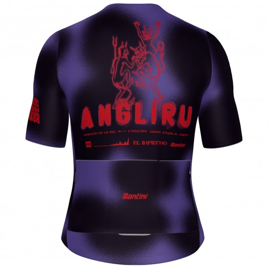 Abbigliamento Uomo Maglia Santini Vuelta Espana 2025-Angliru Abbigliamento Uomo Maglia Santini Vuelta Espana 2025-Angliru
