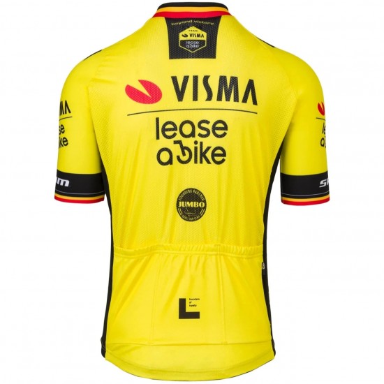 Abbigliamento Uomo Maglia Team Visma Lease a Bike 2025-Wout Van Aert Abbigliamento Uomo Maglia Team Visma Lease a Bike 2025-Wout Van Aert