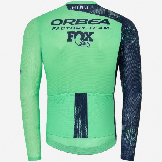 Abbigliamento Uomo Maglia a Manica Lunga Lab Aero Hiru Orbea Factory Team 2025 Abbigliamento Uomo Maglia a Manica Lunga Lab Aero Hiru Orbea Factory Team 2025
