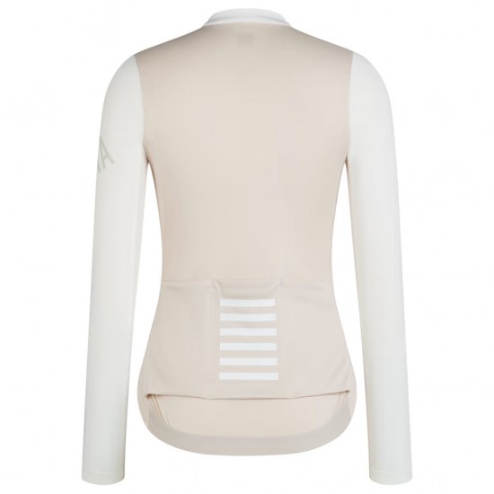Maglia a maniche lunghe Rapha Pro Team Lightweight da donna-Bianca Maglia a maniche lunghe Rapha Pro Team Lightweight da donna-Bianca