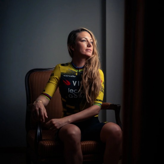 Team Visma Lease a Bike 2025 The Wingbeat da donna Maglia Team Visma Lease a Bike 2025 The Wingbeat da donna Maglia