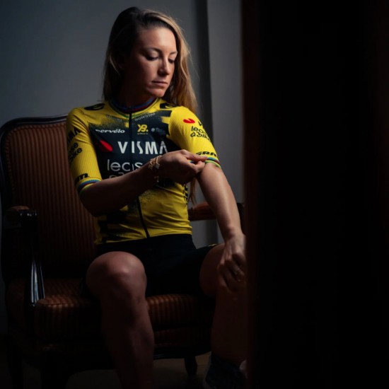 Team Visma Lease a Bike 2025 The Wingbeat da donna Maglia Team Visma Lease a Bike 2025 The Wingbeat da donna Maglia