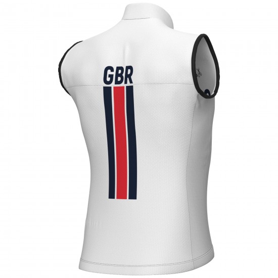 Gilet antivento da uomo della Nazionale Bahrain Victorious 2025 Gilet antivento da uomo della Nazionale Bahrain Victorious 2025