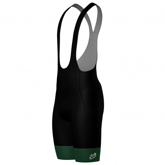 Calzamaglia verde Santini Tour de France 2025 da uomo Calzamaglia verde Santini Tour de France 2025 da uomo