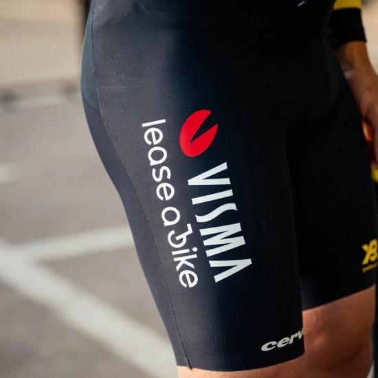 Abbigliamento uomo Pantaloncini con bretelle Team Visma Lease a bike 2025 Premium Abbigliamento uomo Pantaloncini con bretelle Team Visma Lease a bike 2025 Premium