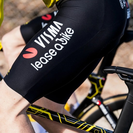 Abbigliamento uomo Pantaloncini con bretelle Team Visma Lease a bike 2025 Abbigliamento uomo Pantaloncini con bretelle Team Visma Lease a bike 2025