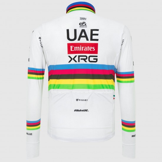 Abbigliamento uomo Maglia a maniche lunghe Pissei UAE Team Emirates 2025-Tadej Pogacar Abbigliamento uomo Maglia a maniche lunghe Pissei UAE Team Emirates 2025-Tadej Pogacar