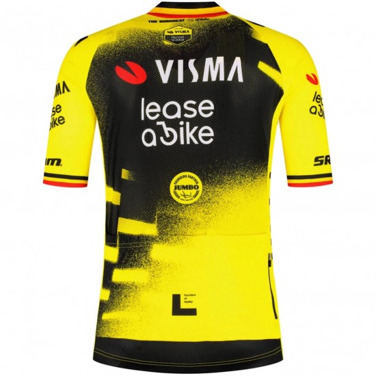 Abbigliamento Uomo Maglia Team Visma Lease a Bike 2025 The Wingbeat-Wout Van Aert Abbigliamento Uomo Maglia Team Visma Lease a Bike 2025 The Wingbeat-Wout Van Aert